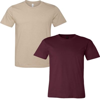 3001C Bella Canvas Soft Ringspun Hipster T-Shirt (2 Pack)