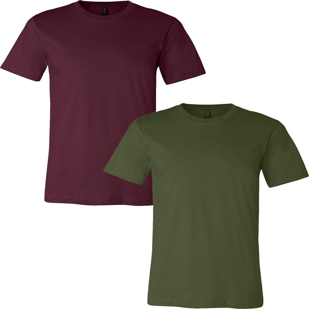 3001C Bella Canvas Soft Ringspun Hipster T-Shirt (2 Pack)