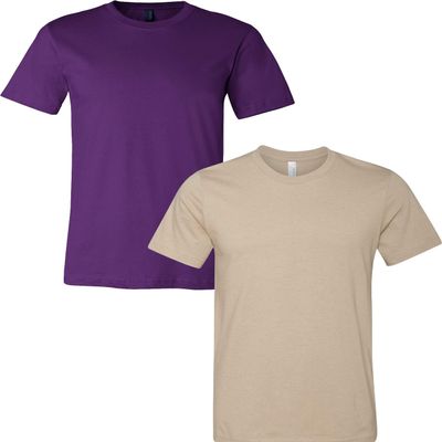 3001C Bella Canvas Soft Ringspun Hipster T-Shirt (2 Pack)