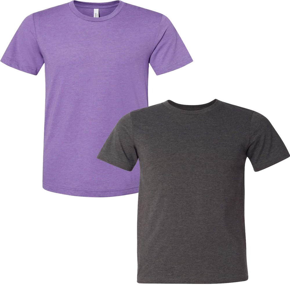 3001C Bella Canvas Soft Ringspun Hipster T-Shirt (2 Pack)