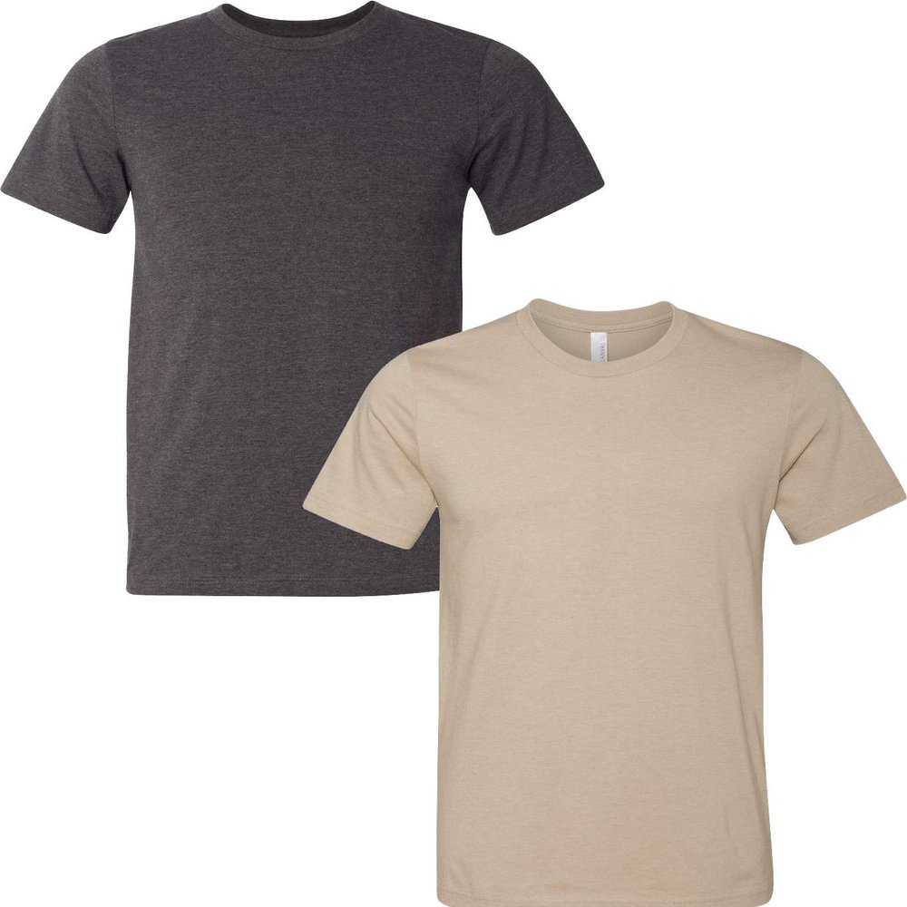 3001C Bella Canvas Soft Ringspun Hipster T-Shirt (2 Pack)