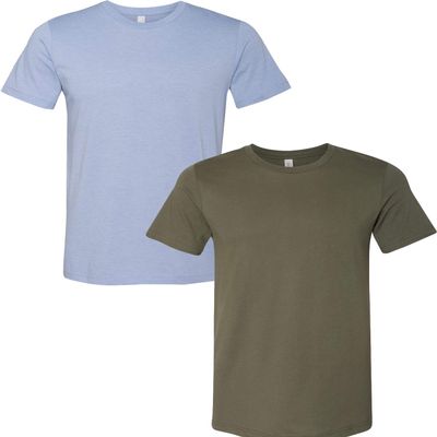 3001C Bella Canvas Soft Ringspun Hipster T-Shirt (2 Pack)