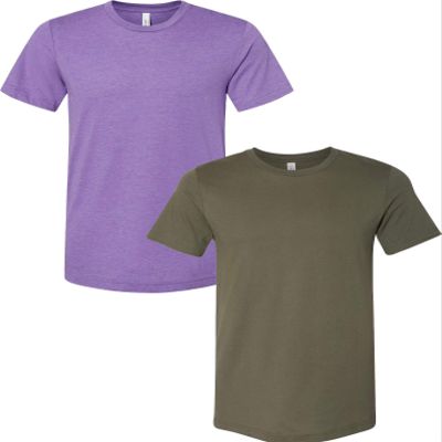 3001C Bella Canvas Soft Ringspun Hipster T-Shirt (2 Pack)
