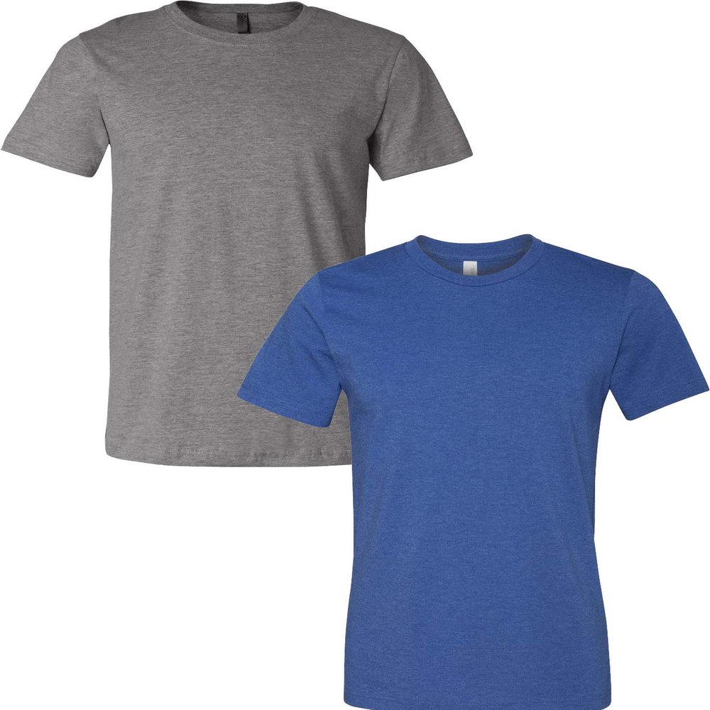 3001C Bella Canvas Soft Ringspun Hipster T-Shirt (2 Pack)