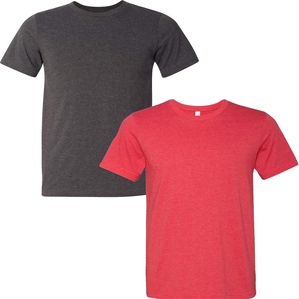 3001C Bella Canvas Soft Ringspun Hipster T-Shirt (2 Pack)