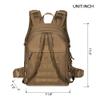 EXCELLENT ELITE SPANKER Military Tactical Backpack Detachable Backpack Quickly Turns into Outdoor Vest(Coyote Brown) view 2