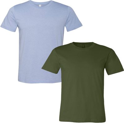 3001C Bella Canvas Soft Ringspun Hipster T-Shirt (2 Pack)