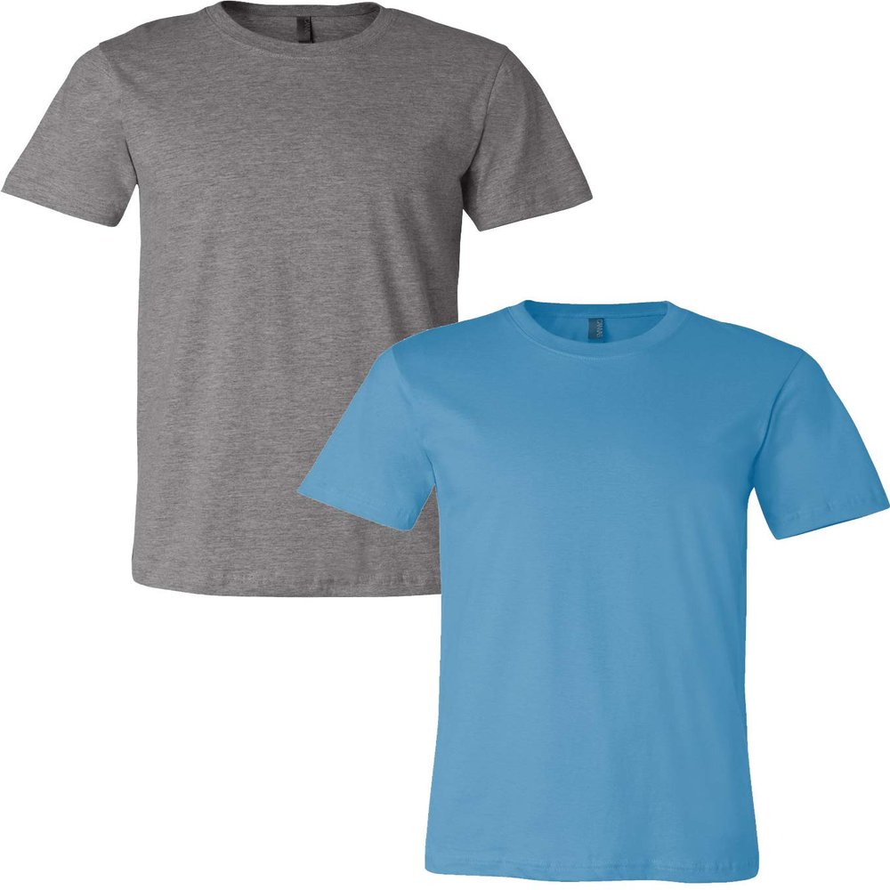 3001C Bella Canvas Soft Ringspun Hipster T-Shirt (2 Pack)