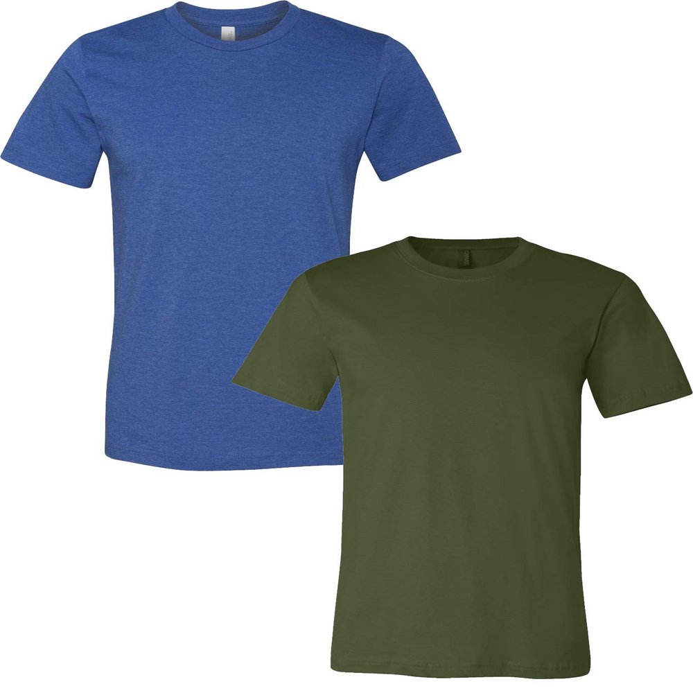 3001C Bella Canvas Soft Ringspun Hipster T-Shirt (2 Pack)