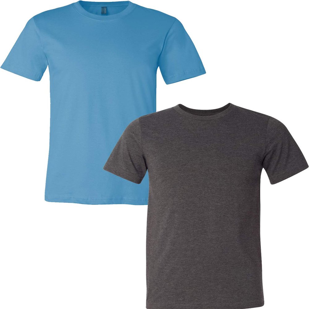 3001C Bella Canvas Soft Ringspun Hipster T-Shirt (2 Pack)