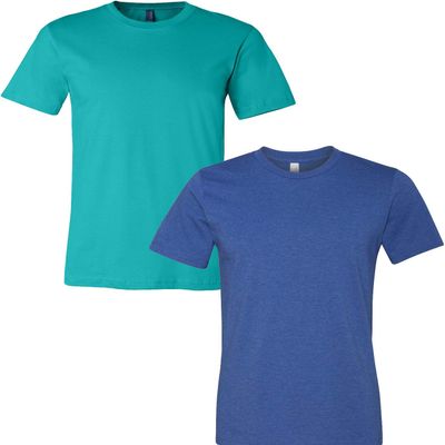 3001C Bella Canvas Soft Ringspun Hipster T-Shirt (2 Pack)