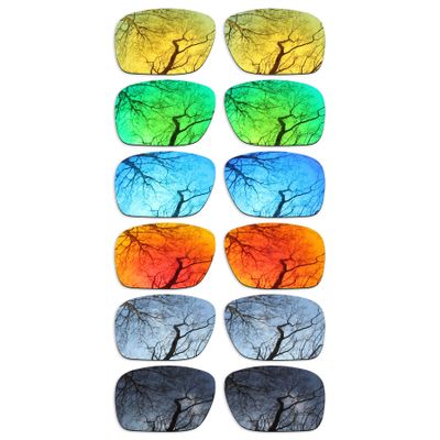 Set of 6 Polarized Replacement Lenses for Oakley Holbrook Pack-BSF62