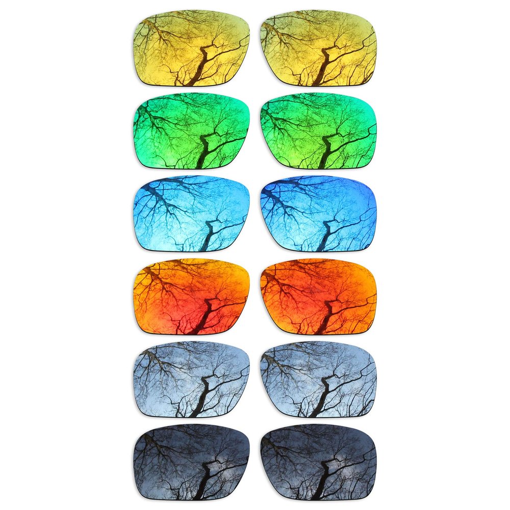 Set of 6 Polarized Replacement Lenses for Oakley Holbrook Pack-BSF62