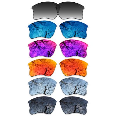 ToughAsNails Set of 6 Polarized Replacement Lenses for Oakley Flak Jacket XLJ Pack-BSF64