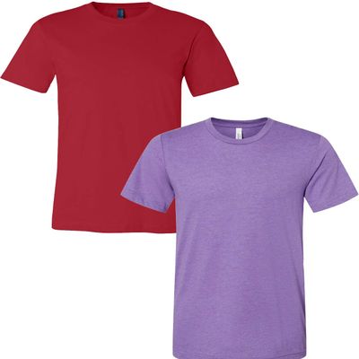 3001C Bella Canvas Soft Ringspun Hipster T-Shirt (2 Pack)