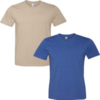 3001C Bella Canvas Soft Ringspun Hipster T-Shirt (2 Pack)