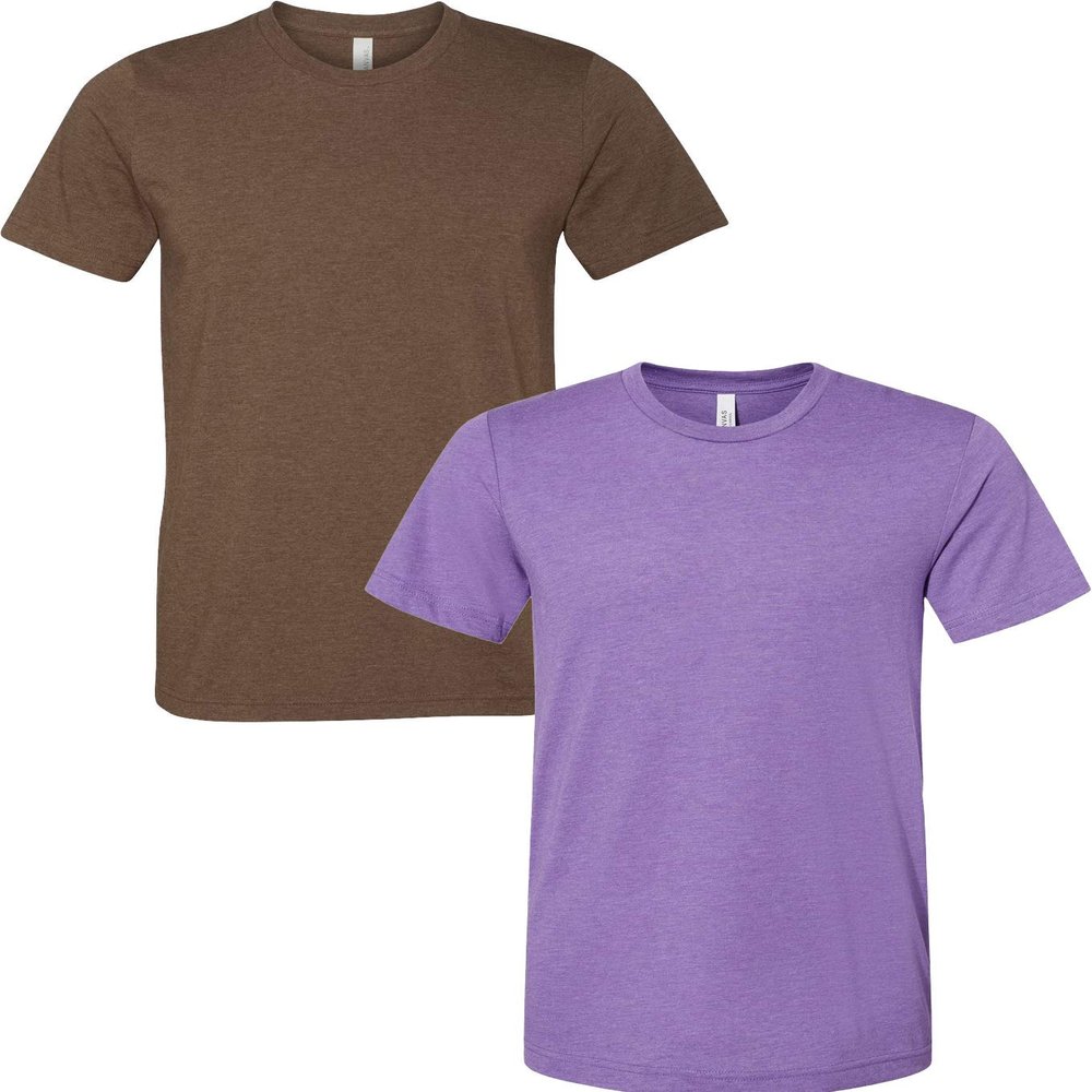 3001C Bella Canvas Soft Ringspun Hipster T-Shirt (2 Pack)