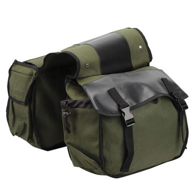 Simlug Bag, Mountain Bike, Tail Seat Pannier, 30-35L Large Capacity for Outdoor Sport Men&Women Mountaineering Long Distance Riding(ArmyGreen, One Size)