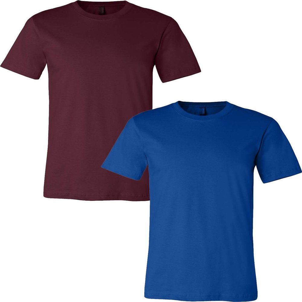3001C Bella Canvas Soft Ringspun Hipster T-Shirt (2 Pack)