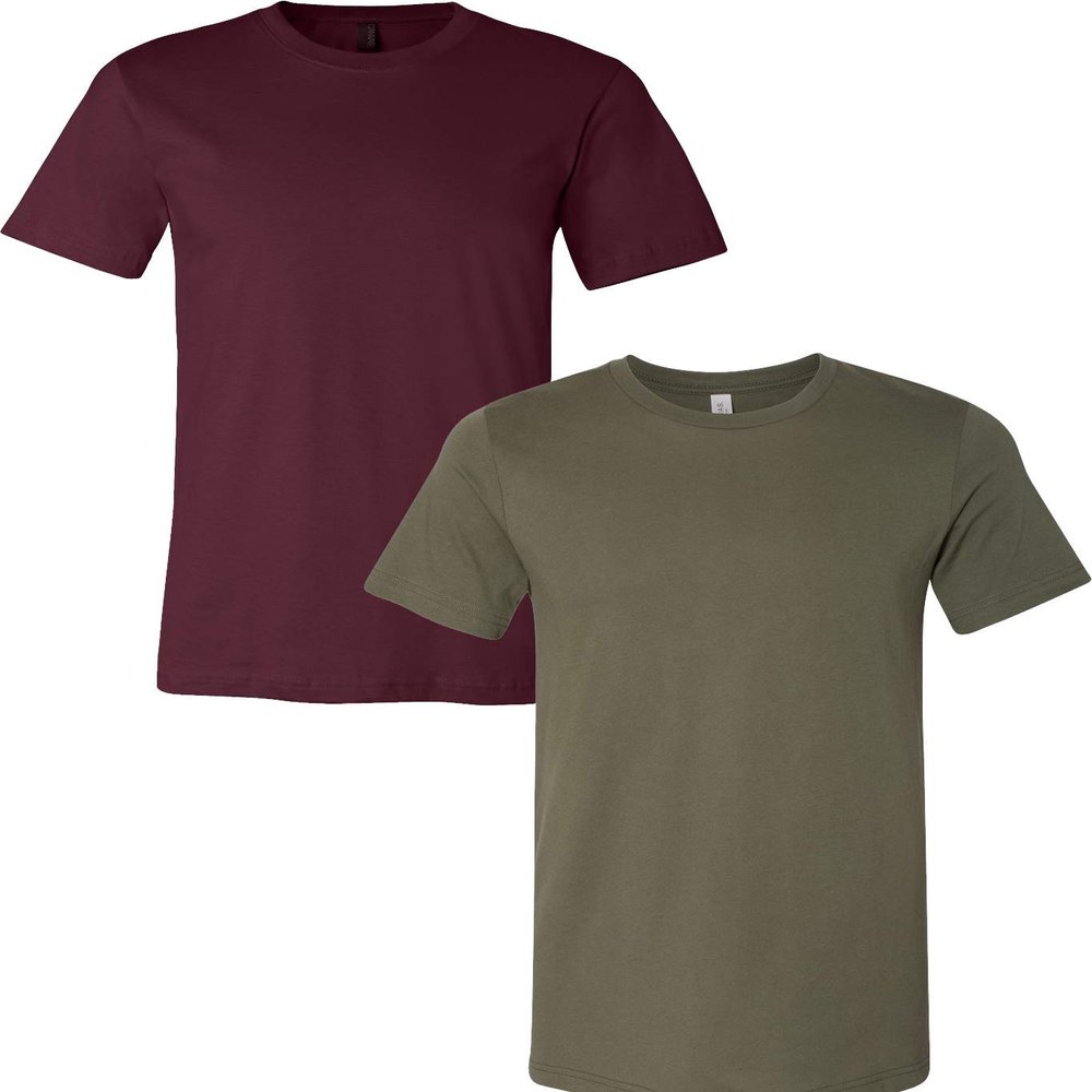 3001C Bella Canvas Soft Ringspun Hipster T-Shirt (2 Pack)