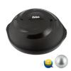 ZELUS 25in. Balance Ball | 1500lb Inflatable Half Exercise Ball Wobble Board Balance Trainer w Nonslip Base | Half Yoga Ball Strength Training Equipment w 2 Bands, Pump, Extra Ball Included (Black) view 1