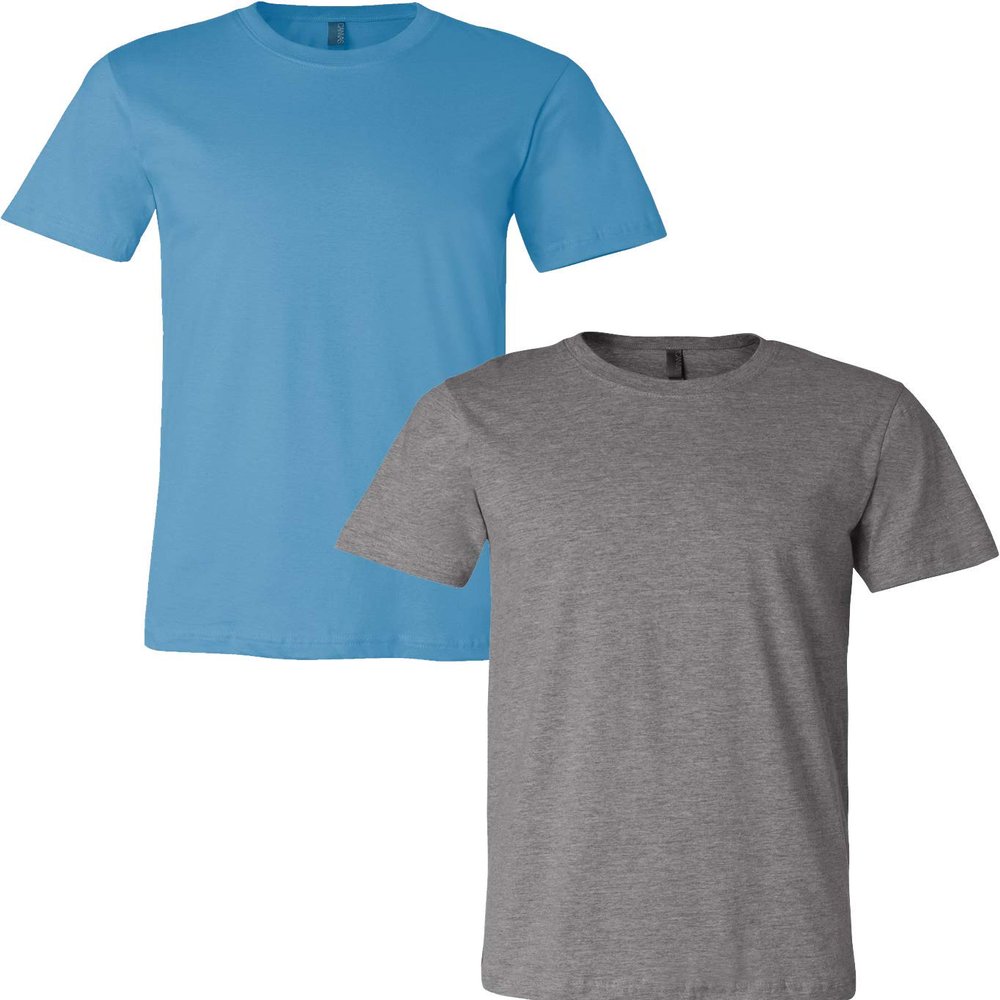 3001C Bella Canvas Soft Ringspun Hipster T-Shirt (2 Pack)