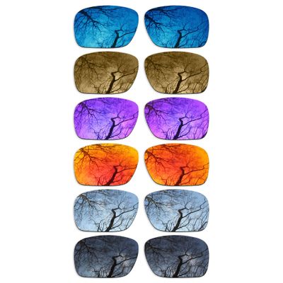 ToughAsNails Set of 6 Polarized Replacement Lenses for Oakley Holbrook Pack-BSF63