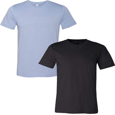 3001C Bella Canvas Soft Ringspun Hipster T-Shirt (2 Pack)