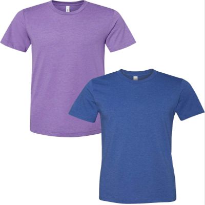 3001C Bella Canvas Soft Ringspun Hipster T-Shirt (2 Pack)