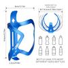 CNC Bike Water Bottle Holder, Bike Water Bottle Cage for Road Bike/Mountain Bike2-PackBlue view 2