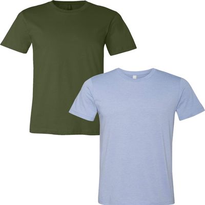 3001C Bella Canvas Soft Ringspun Hipster T-Shirt (2 Pack)