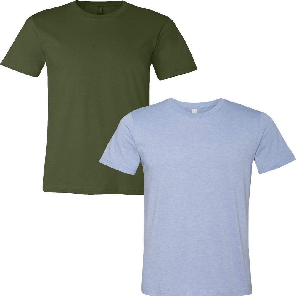 3001C Bella Canvas Soft Ringspun Hipster T-Shirt (2 Pack)