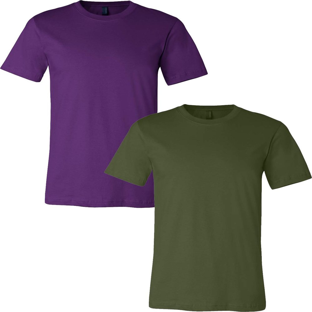3001C Bella Canvas Soft Ringspun Hipster T-Shirt (2 Pack)