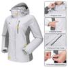 CAMEL CROWN Women's Waterproof Ski Jacket 3 in 1 Winter Coat Windbreaker Snowboard Jackets for Rain Snow Outdoor Hiking Light Grey 2XL view 4