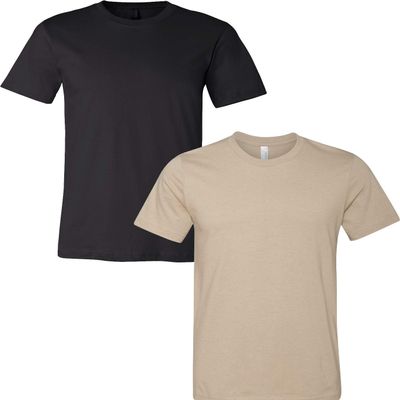 3001C Bella Canvas Soft Ringspun Hipster T-Shirt (2 Pack)