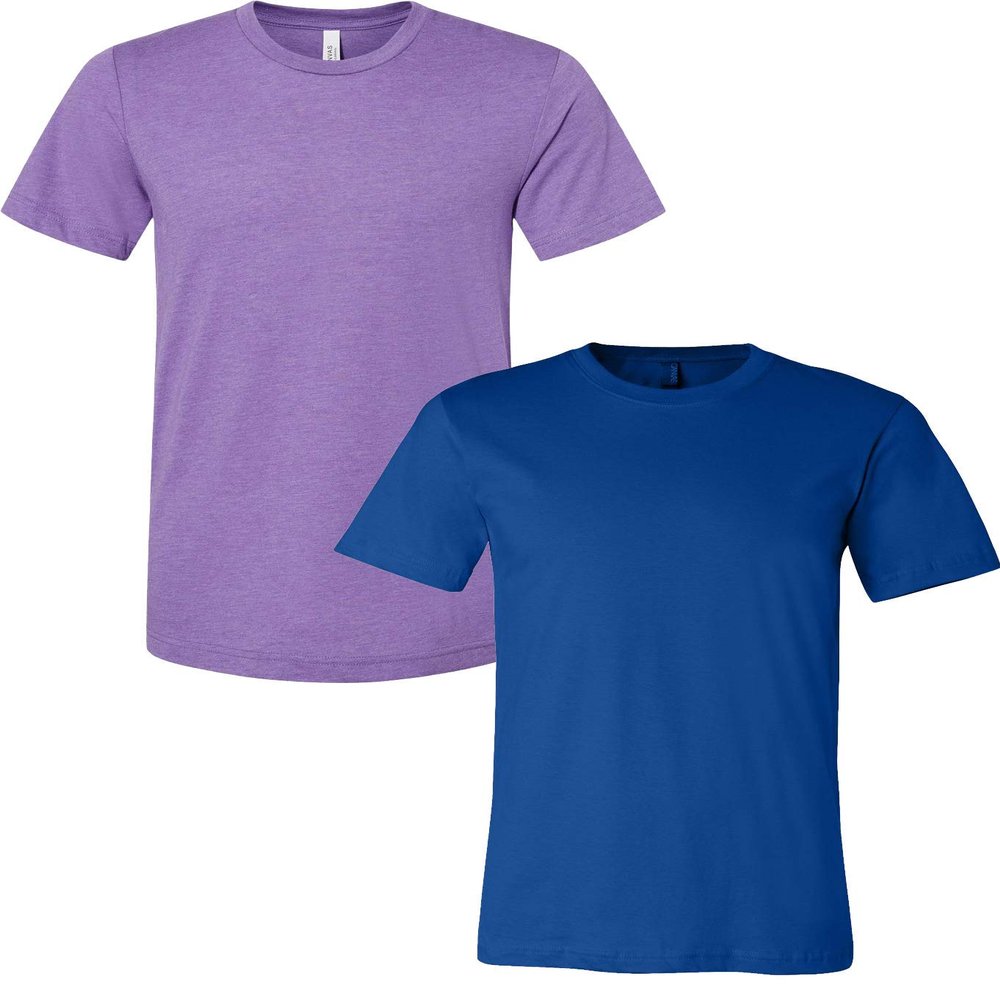 3001C Bella Canvas Soft Ringspun Hipster T-Shirt (2 Pack)