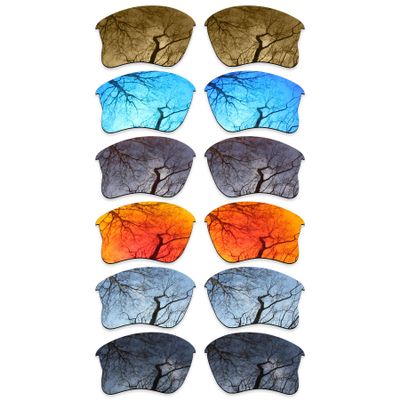 Set of 6 Polarized Replacement Lenses for Oakley Flak Jacket XLJ Pack-BSF61