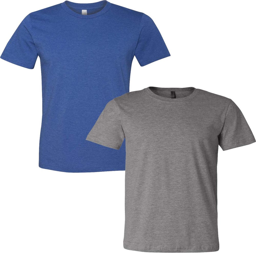 3001C Bella Canvas Soft Ringspun Hipster T-Shirt (2 Pack)