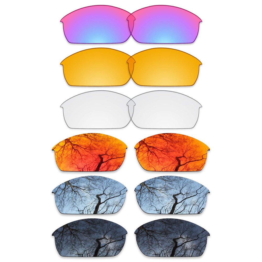 ToughAsNails Set of 6 Replacement Lenses for Oakley Flak Jacket Pack-BSF65