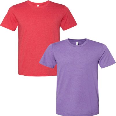 3001C Bella Canvas Soft Ringspun Hipster T-Shirt (2 Pack)