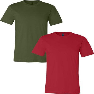 3001C Bella Canvas Soft Ringspun Hipster T-Shirt (2 Pack)