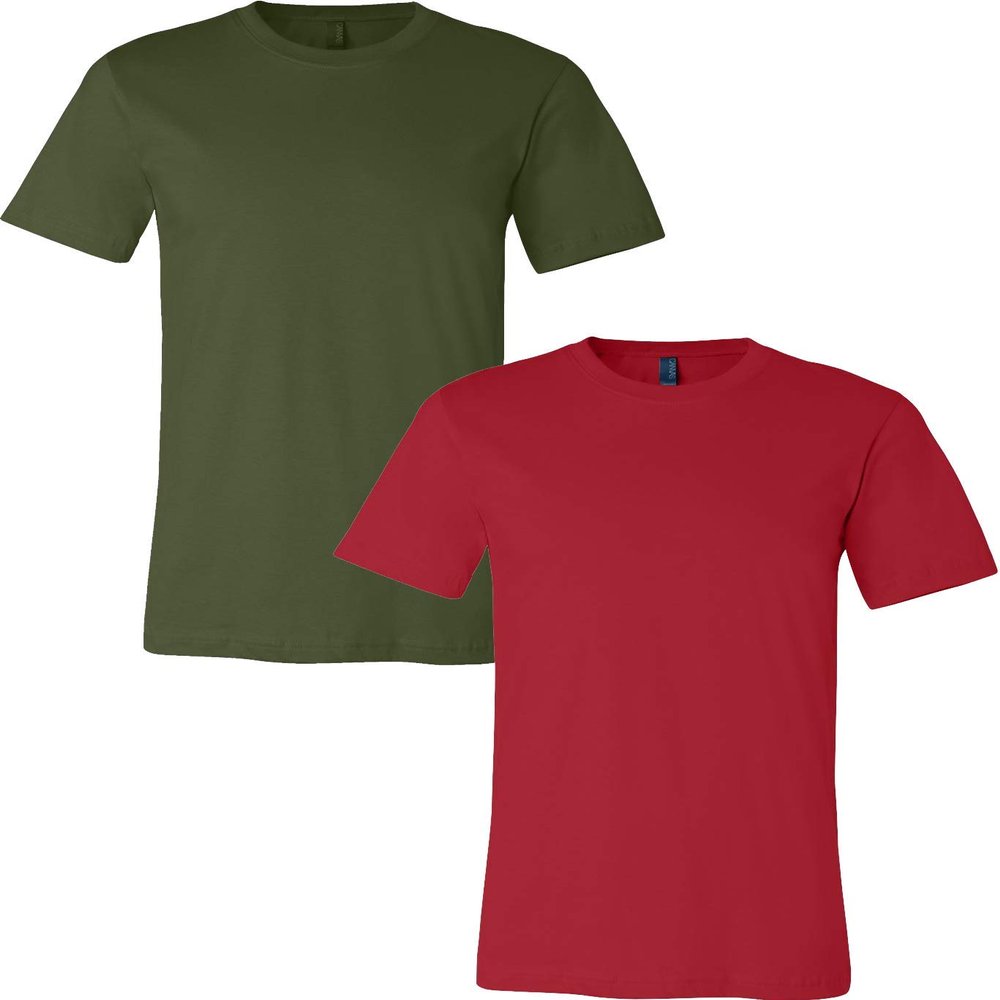 3001C Bella Canvas Soft Ringspun Hipster T-Shirt (2 Pack)
