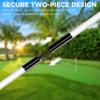 KINGTOP Golf Flagstick Mini, Practice Putting Green Flag Stick for Yard, Pole | Pin | Flagpole, Portable 2-Section Design, 3 Foot, 3-Pack, White view 4