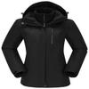 CAMEL CROWN Women's Waterproof Ski Jacket 3 in 1 Winter Coat Windbreaker Snowboard Jackets for Rain Snow Outdoor Hiking Black 3XL view 1