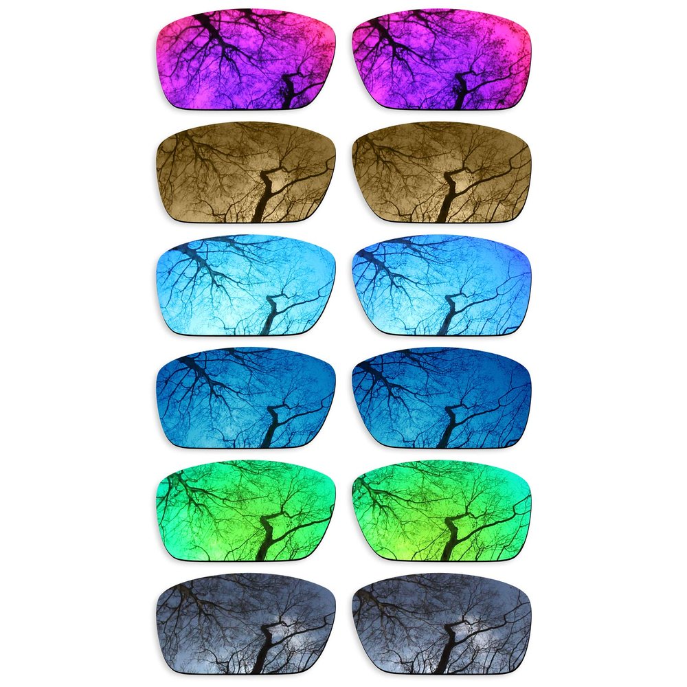ToughAsNails Set of 6 Polarized Replacement Lenses for Oakley Fuel Cell OO9096 Pack-SEM62
