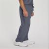 Landau Essentials Unisex Relaxed Fit 1-Pocket Drawstring Scrub Pants 7602 Steel Grey view 2