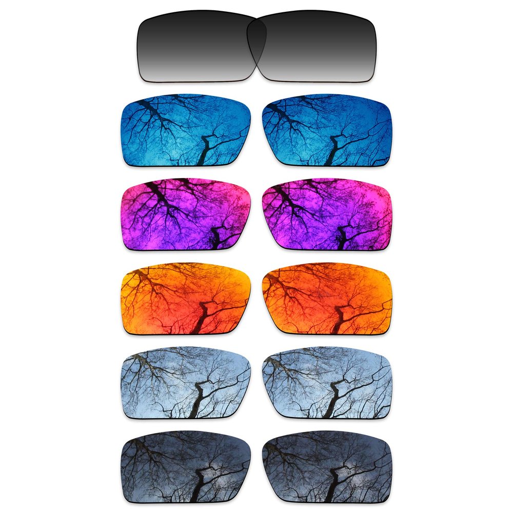 ToughAsNails Set of 6 Polarized Replacement Lenses for Oakley Gascan OO9014 Pack-BSF64