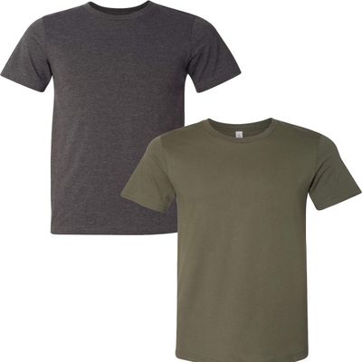 3001C Bella Canvas Soft Ringspun Hipster T-Shirt (2 Pack)