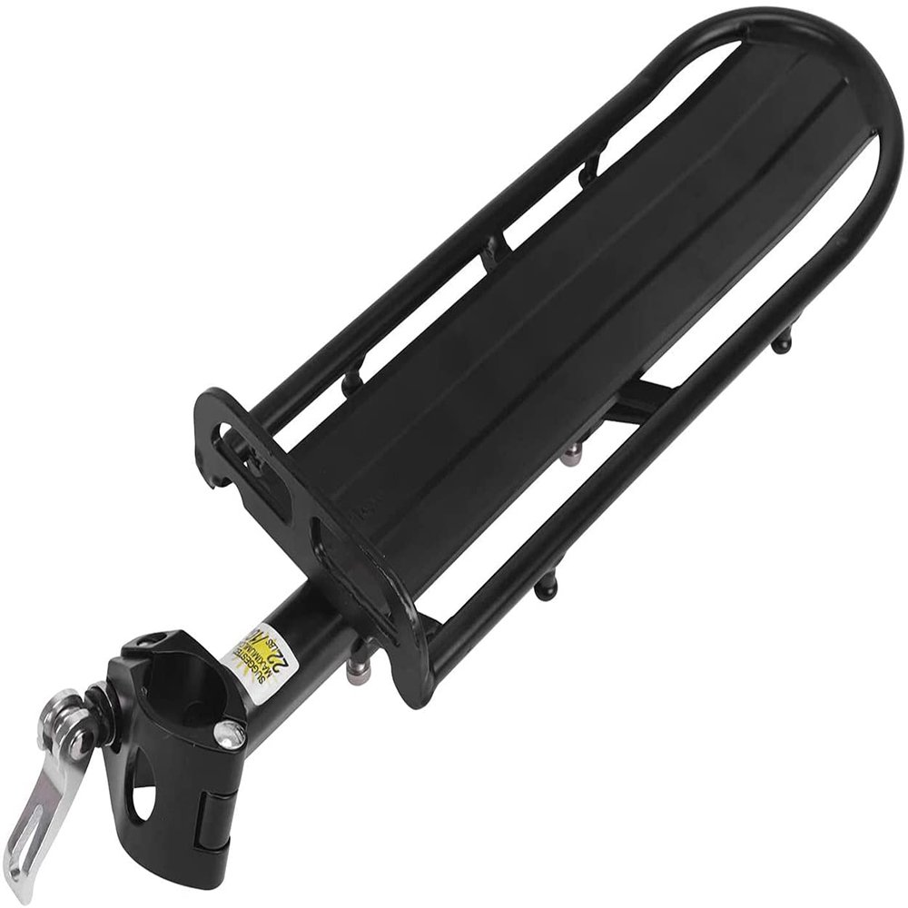 Bike Rear Rack Mount Universal Adjustable Bicycle Luggage Cargo Bag Rack Mountain Bike Carrier Bracket Retractable Saddle Gear Bike Accessories Bike Seat Attachment (Quick Release Mechanism Closure)