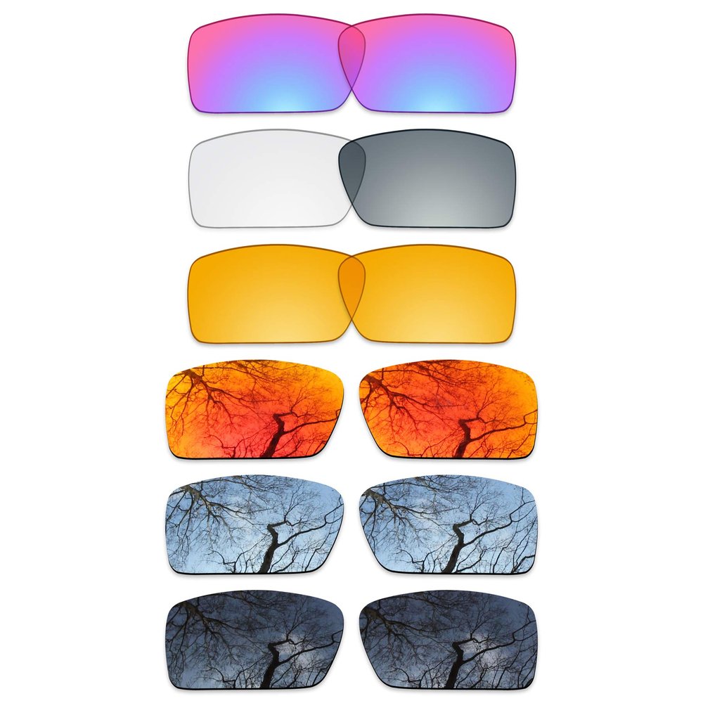 ToughAsNails Set of 6 Replacement Lenses for Oakley Gascan OO9014 Pack-BSF66